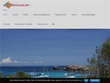 Tablet Screenshot of mallorcaurlauber.de